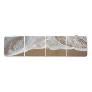 Pong Table with Ocean Beach Scene