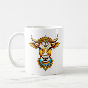 Pongal Decorated Cow Coffee Mug