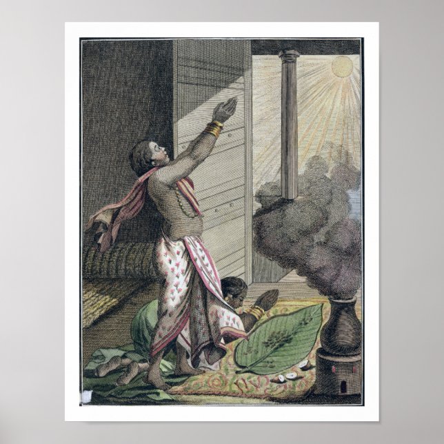 Pongol festival, India, from 'Voyage aux Indes, Or Poster (Front)