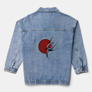Poniboi113 Graphic Logo Denim Jacket