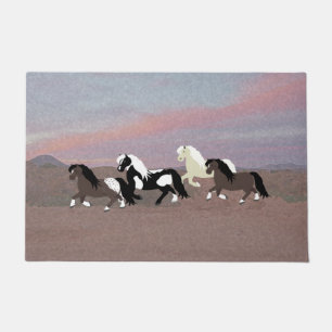 Ponies Door Mat