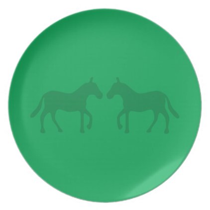 Ponies Melamine Plate