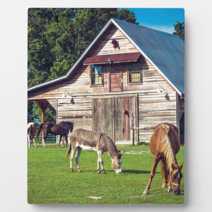 Ponies on the Farm Plaque