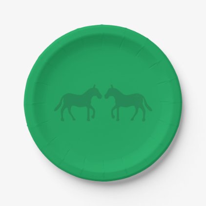 Ponies Paper Plate