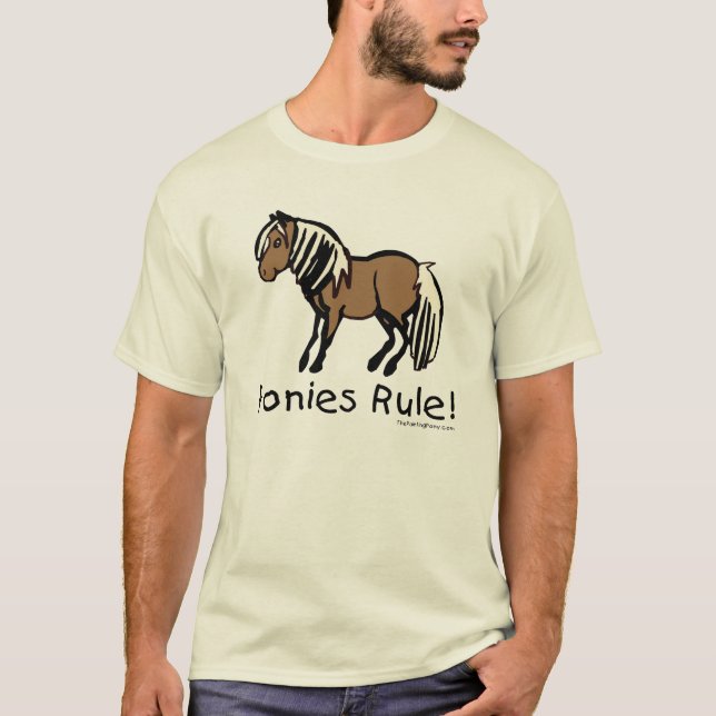 Ponies Rule! T-Shirt (Front)