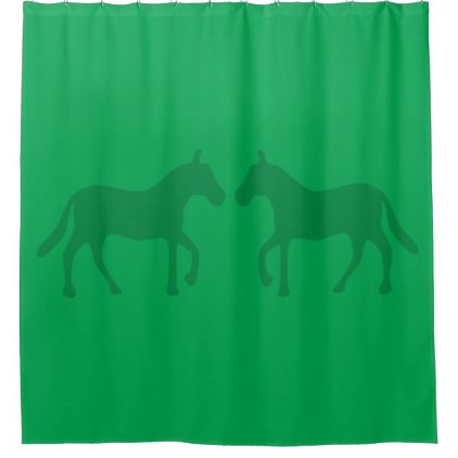 Ponies Shower Curtain
