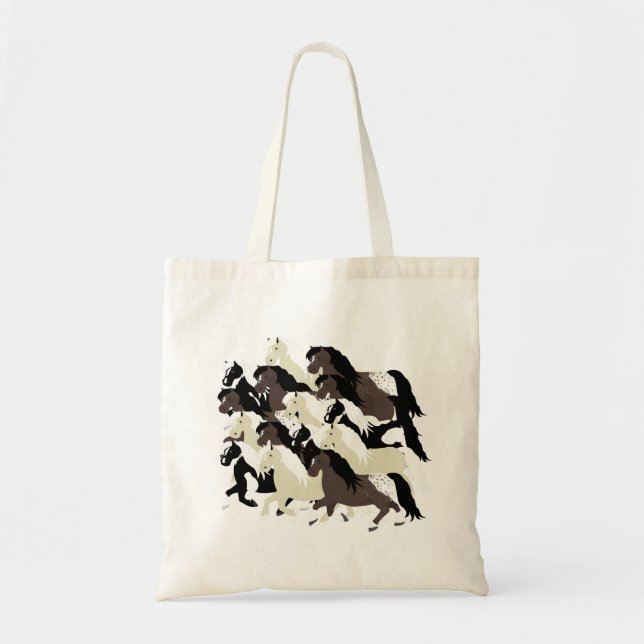 Ponies Totebag Tote Bag (Front)