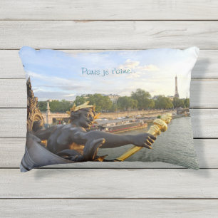 Pont Alexandre 3. Paris. France Accent Pillow