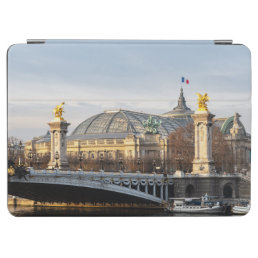 Pont Alexandre III and Grand Palais at golden hour iPad Air Cover