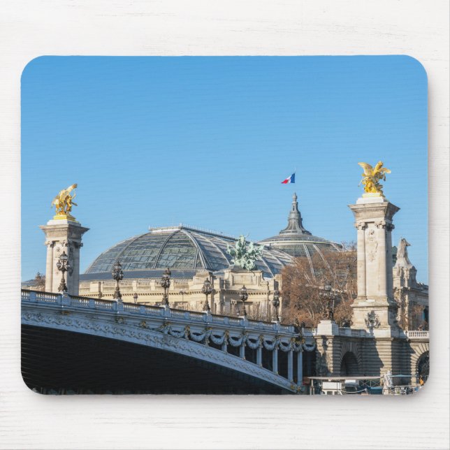 Pont Alexandre III and Grand Palais on a sunny day Mouse Pad (Front)