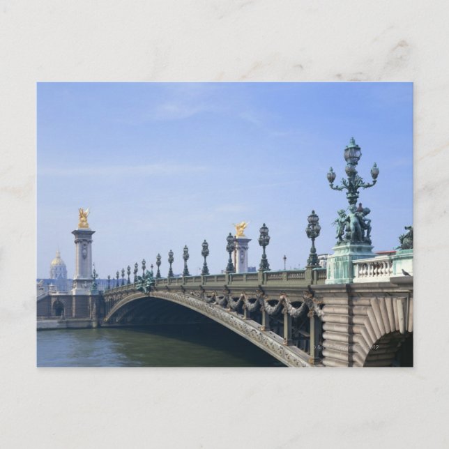 Pont Alexandre-III Bridge Postcard (Front)