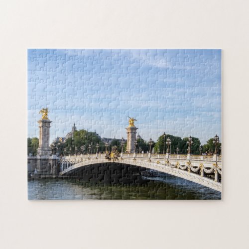 Pont Alexandre III on Seine River _ Paris France Jigsaw Puzzle