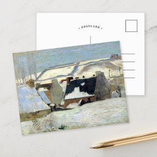 Pont-Aven Under the Snow | Paul Gauguin Postcard