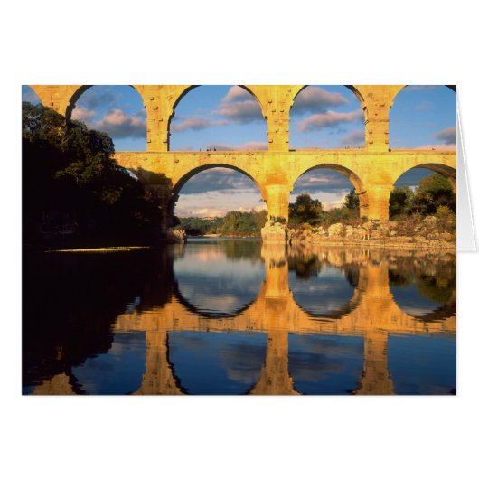 Pont du Gard, Gardon River, Gard, Languedoc, Cards (Front Horizontal)