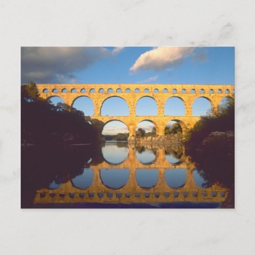 Pont du Gard Gardon River Gard Languedoc Postcard