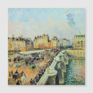 Pont Neuf, Afternoon, Sunlight Camille Pissarro   