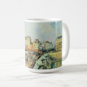 Pont Neuf, Afternoon, Sunlight Camille Pissarro    Coffee Mug