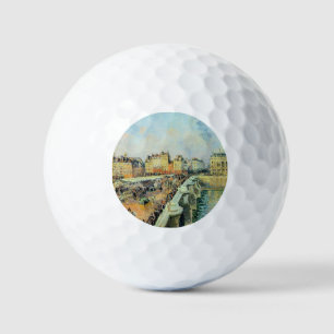 Pont Neuf, Afternoon, Sunlight Camille Pissarro    Golf Balls