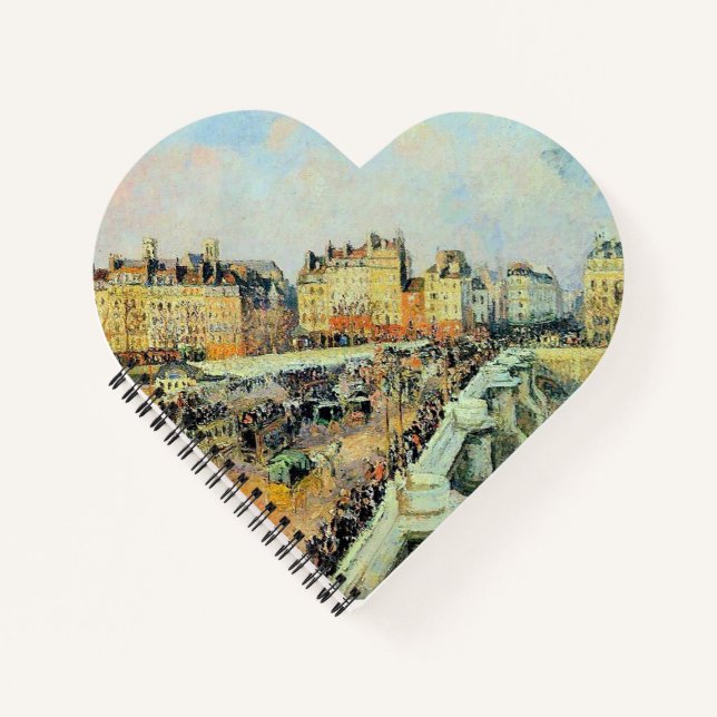 Pont Neuf, Afternoon, Sunlight Camille Pissarro    Notebook (Front)