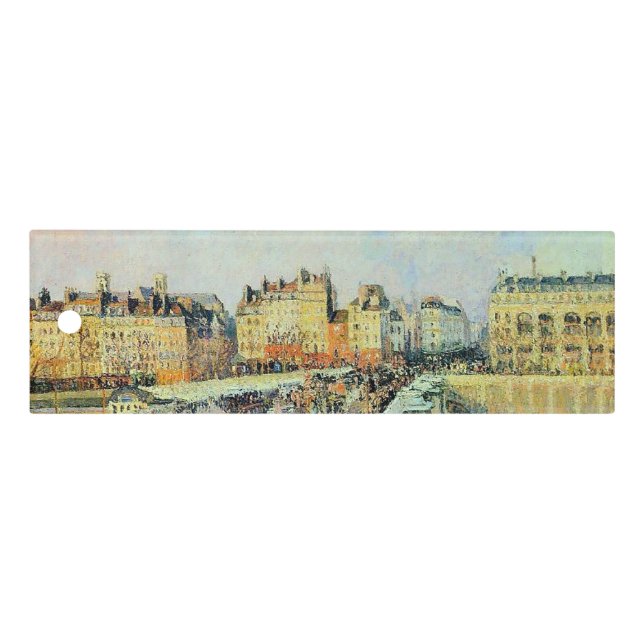 Pont Neuf, Afternoon, Sunlight Camille Pissarro    Ruler (Front)