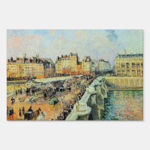 Pont Neuf, Afternoon, Sunlight Camille Pissarro    Sign