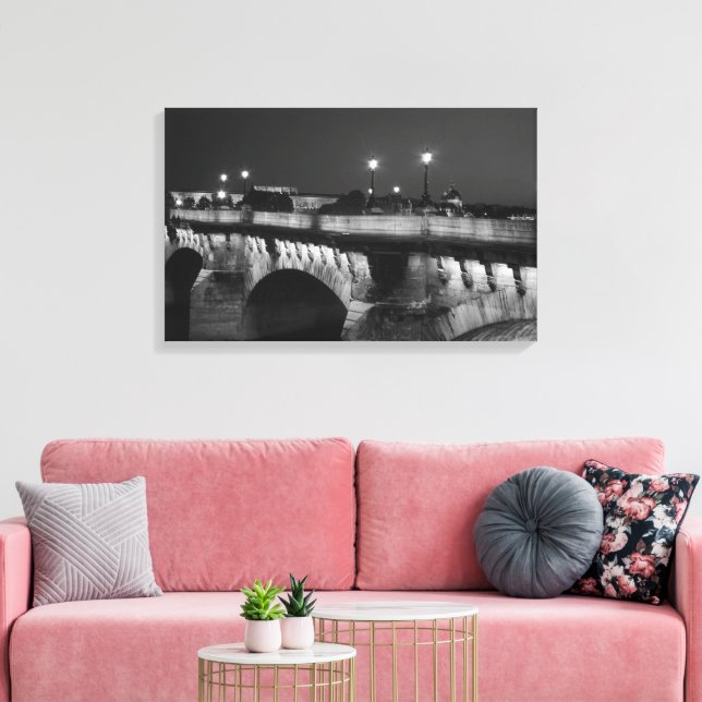 Pont Neuf Paris Canvas Print (Insitu(LivingRoom))