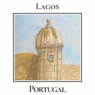 Ponta da Bandeira Fort, Lagos, Portugal Sticker
