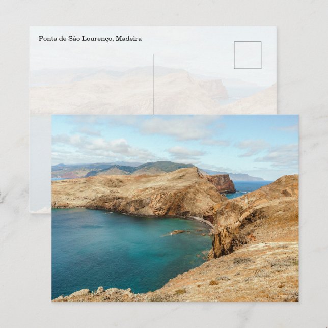 Ponta de São Lourenço Madeira View Postcard (Front/Back)