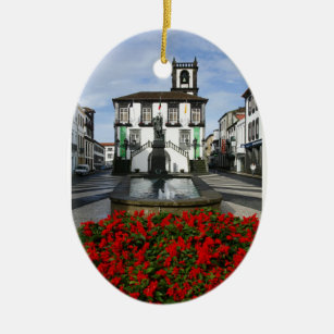 Ponta Delgada -  Azores Ceramic Ornament