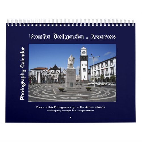 Ponta Delgada  Azores _ Photography Calendar