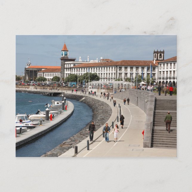 Ponta Delgada, Azores Postcard (Front)