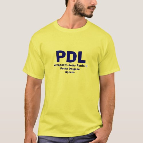 Ponta Delgada PDL Airport Shirt  Camisa de PDL