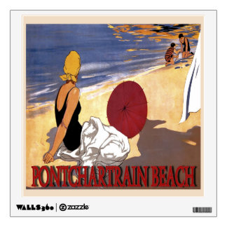 Pontchartrain Beach Family Bathing Wall Decal