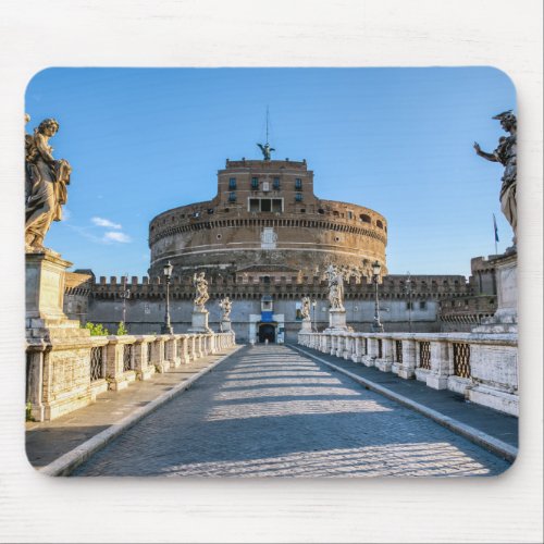 Ponte and Castle SantAngelo _ Rome Italy Mouse Pad