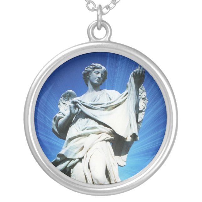 Ponte D'Angeli Silver Plated Necklace (Front)