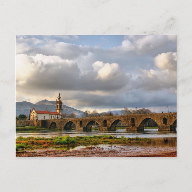 Ponte de Lima bridge Postcard (Front)