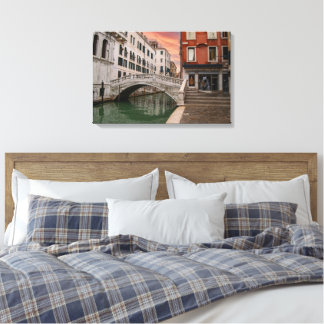 Ponte di Canonica Venice Italy Canvas Print