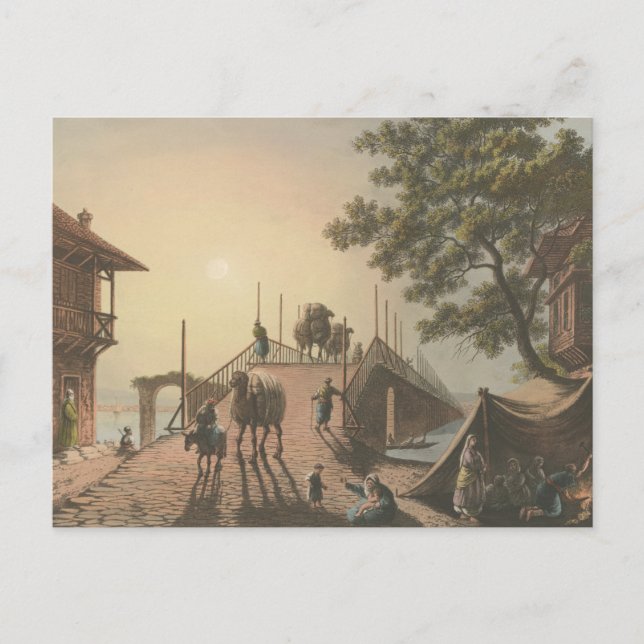 Ponte piccolo, Small Bridge in Islamic Village Postcard (Front)