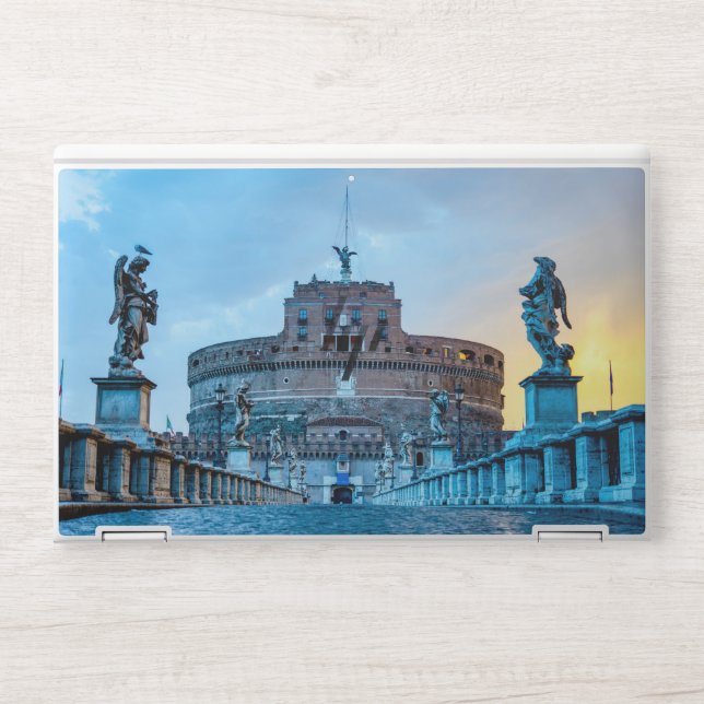Ponte Sant'Angelo at dawn - Rome Italy HP Laptop Skin (Front)
