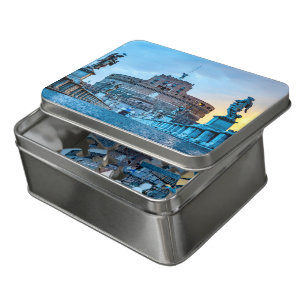 Ponte Sant'Angelo at dawn - Rome Italy Jigsaw Puzzle