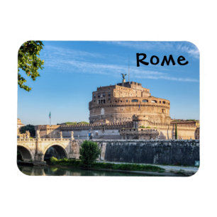 Ponte Sant'Angelo at dawn - Rome, Italy Magnet