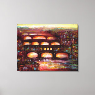 Ponte Vecchio and Other Bridges of Florence Canvas Print
