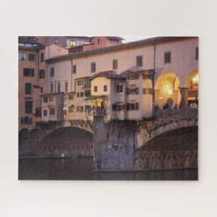 Ponte Vecchio at Sunset Jigsaw Puzzle