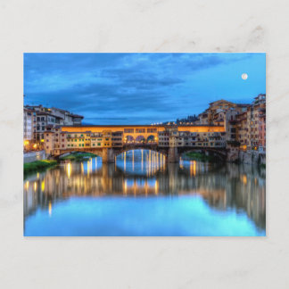 Ponte vecchio bridge in Florence, Italy Postcard