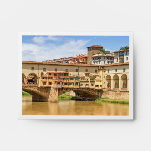 Ponte vecchio by day Florence or Firenze Italy Envelope