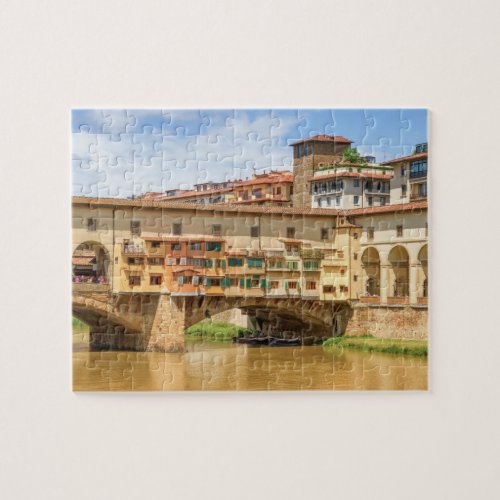 Ponte vecchio by day Florence or Firenze Italy Jigsaw Puzzle