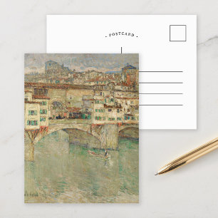 Ponte Vecchio Childe Hassam Postcard