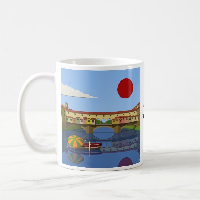 Ponte Vecchio Coffee Mug (Left)