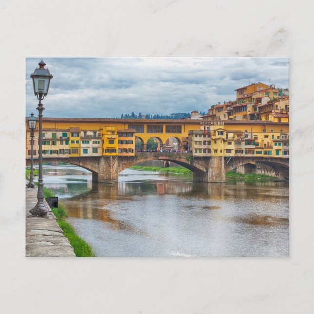 Ponte Vecchio, Florence, Italy Postcard (Front)