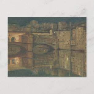 Ponte Vecchio, Florence (oil on canvas) Postcard